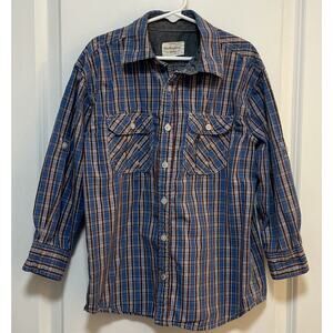Weatherproof Vintage Plaid Button Down Shirt Size 8